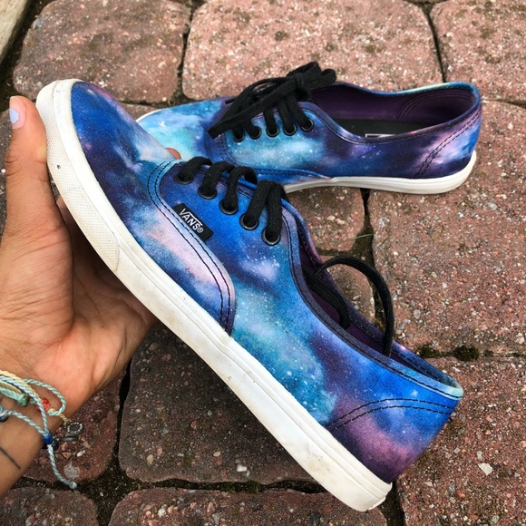 galaxy print vans